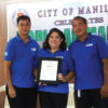 Receiving of certificate of appreciation - Aguila Auto Glass